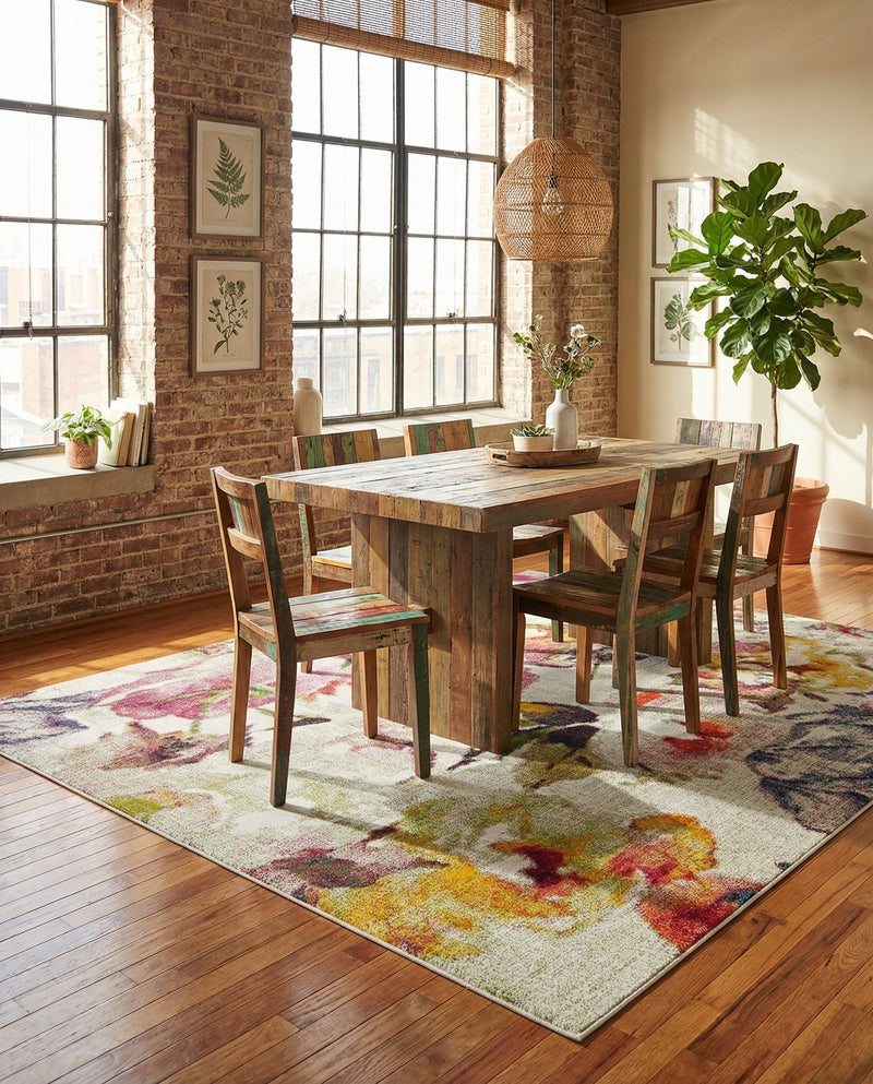 Venetian Elegance Collection Area Rug -  Marghera Rectangle Ivory  lifestyle 24