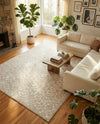 Andes Summit Collection Area Rug -  Chimborazo Rectangle Snow White  lifestyle 32