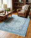 Bazaar Chic Collection Area Rug -  El Jadida Rectangle Blue  lifestyle 6