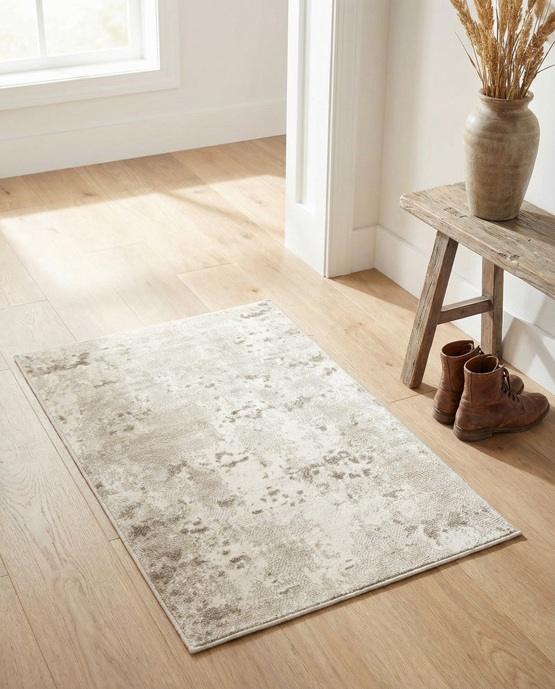 Luminara Sands Collection Area Rug - Elysium (Stone Gray) Rectangle Stone Gray  lifestyle 19