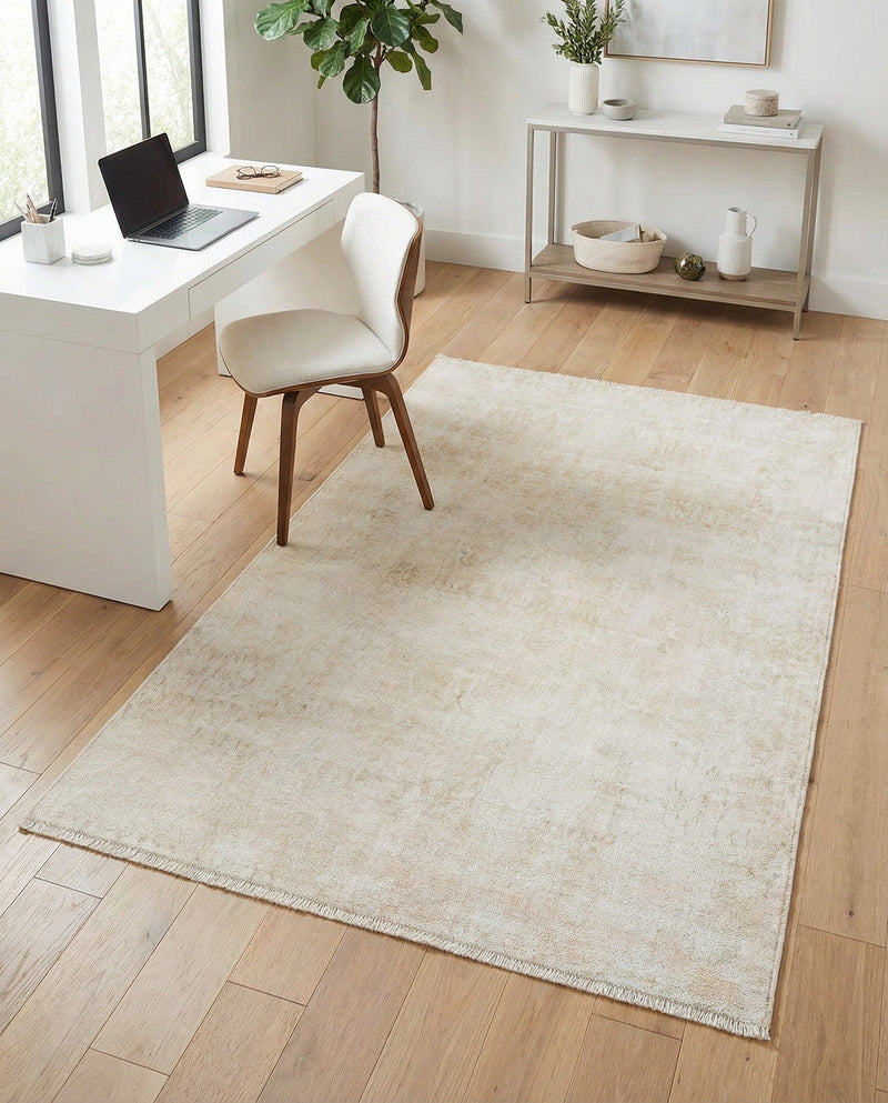 Bazaar Chic Collection Area Rug -  Agadir Rectangle Ivory  lifestyle 8