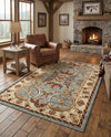 Frontier Trails Collection Area Rug -  Onyx Rectangle Blue  lifestyle 32