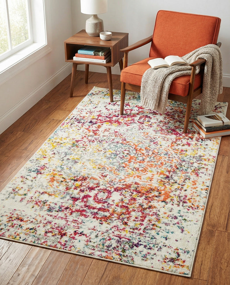 Georgetown Rugs Collection Area Rug - Dupont (Light Multi) Rectangle Light Multi  lifestyle 25