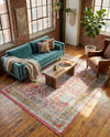 Arcadia Rugs Collection Area Rug -  Olympus Rectangle Pink  lifestyle 55