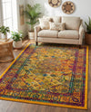 Caribbean Cove Collection Area Rug -  Mustique Rectangle Multi  lifestyle 46