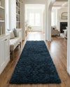 Eternal Plush Oasis Collection Area Rug -  Tranquility (Cobalt) Runner Cobalt  lifestyle 69