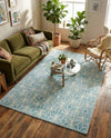 Metro Heights Collection Area Rug -  Hudson Rectangle Blue  lifestyle 23