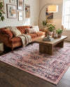 Savannah Elegance Collection Area Rug - Magnolia Rectangle Pink  lifestyle 30