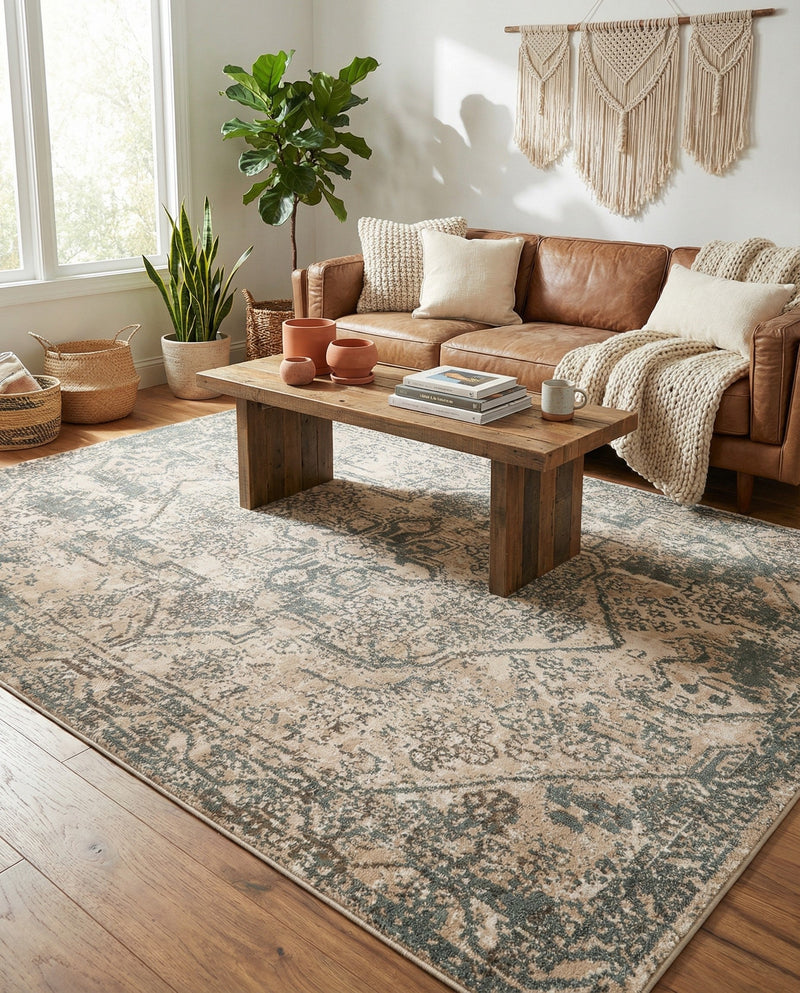 Gobi Sands Collection Area Rug -  Turpan Rectangle Multi  lifestyle 28