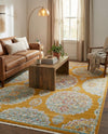 Arcadia Rugs Collection Area Rug -  Atlantis (Orange) Rectangle Orange  lifestyle 15