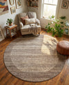 Studio Haven Collection Area Rug -  Conservatory (Beige) Round Beige  lifestyle 64