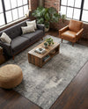 Riviera Elegance Collection Area Rug -  Grasse Rectangle Dark Gray  lifestyle 23