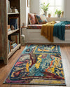 Autumnal Tapestry Collection Area Rug - Harvestville Runner Multi  lifestyle 62