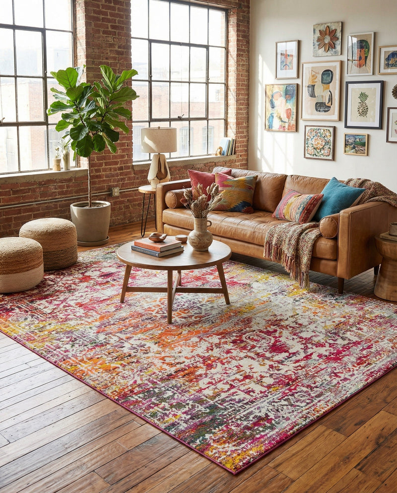 Georgetown Rugs Collection Area Rug - Dupont (Multi) Rectangle Multi  lifestyle 12