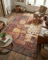 Seville Elegance Collection Area Rug - Cordoba Rectangle Rust Red  lifestyle 10