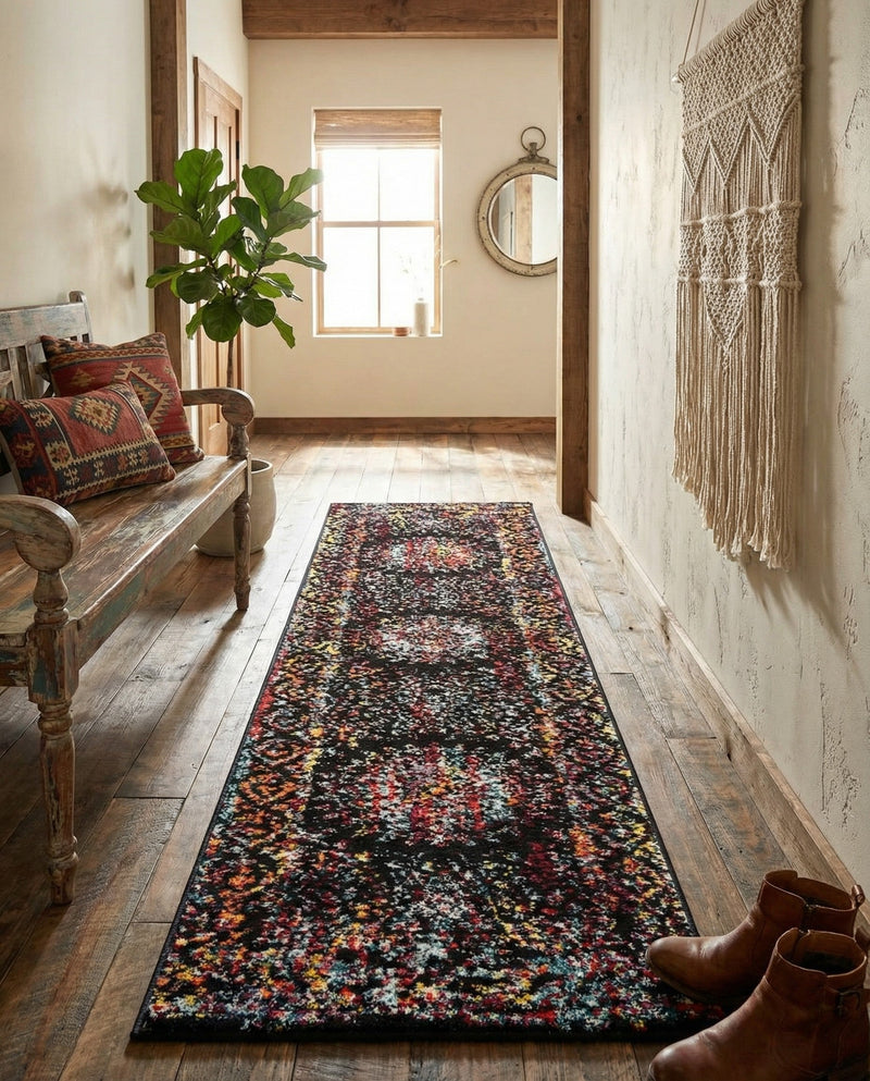 Brighton Terrace Collection Area Rug -  Withdean Runner Multi  lifestyle 55