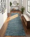 Bloomsbury Elegance Collection Area Rug -  Kensington (Blue) Runner Blue  lifestyle 41