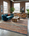 Jewel Oasis Collection Area Rug - Sapphire (Multi) Rectangle Multi  lifestyle 31