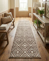Sanctuary Retreat Collection Area Rug -  Oasis Runner Chocolate Brown  lifestyle 44