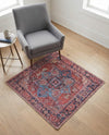 Zahara Oasis Collection Area Rug -  Essaouira Square Rust Red  lifestyle 53