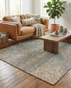 Savannah Threads Collection Area Rug -  Kalahari Rectangle Antique Blue  lifestyle 11
