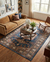 Eden Oasis Collection Area Rug -  Refuge (Blue) Rectangle Blue  lifestyle 11