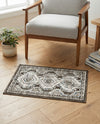 Savannah Elegance Collection Area Rug -  Tybee (Gray) Rectangle Gray  lifestyle 16