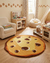 Whimsy Wonders Wool Collection Area Rug -  Lagoon Round Light Brown  lifestyle 17