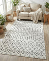 Marrakech Lattice Collection Area Rug - Medina (Ivory) Rectangle Ivory  lifestyle 14