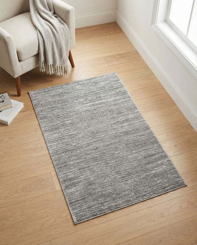Bloomsbury Elegance Collection Area Rug -  Kensington (Gray) Rectangle Gray  lifestyle 20