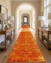 Riviera Elegance Collection Area Rug - Antibes (Orange) Runner Orange  lifestyle 41