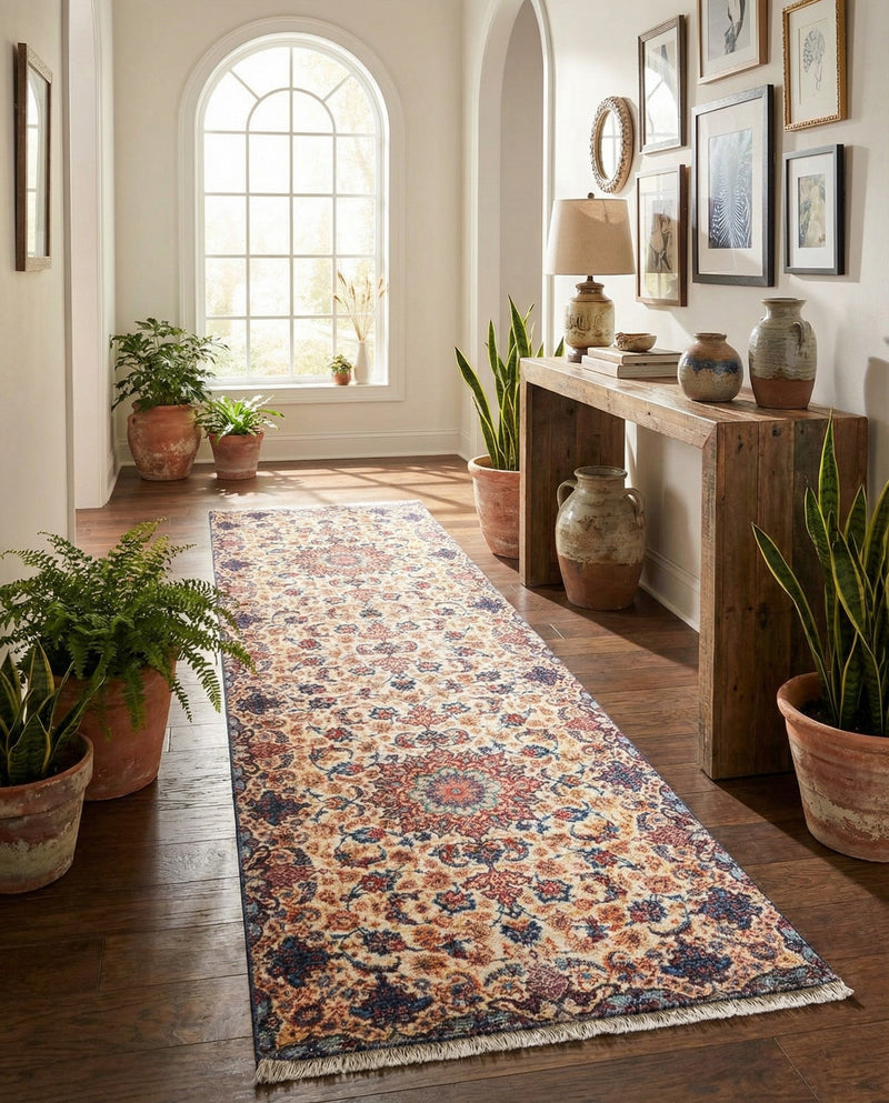 Bazaar Chic Collection Area Rug -  Meknes Runner Beige  lifestyle 47