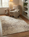 Serenity Sands Collection Area Rug -  Quietshore Rectangle Brown  lifestyle 19