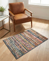 Jewel Oasis Collection Area Rug - Sapphire (Multi) Rectangle Multi  lifestyle 33