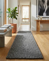Woolen Sphere Collection Area Rug - Orbsburg (Gray) Runner Gray  lifestyle 59