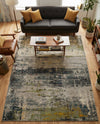 Chromatic Oasis Collection Area Rug -  Prism Rectangle Gray  lifestyle 18