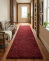 Plush Oasis Collection Area Rug - Serenity (Cherry Red) Runner Cherry Red  lifestyle 75