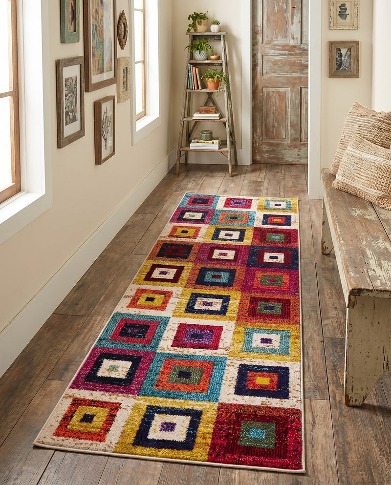 Marrakesh Elegance Collection Area Rug -  Ourika Runner Multi  lifestyle 57
