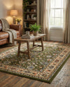 Isfahan Elegance Collection Area Rug - Naghsh-e Jahan (Green) Rectangle Green  lifestyle 51