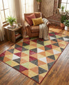 Seville Elegance Collection Area Rug -  Malaga Rectangle Multi  lifestyle 29