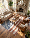 Urban Oasis Rugs Collection Area Rug -  Boardwalk Rectangle Red  lifestyle 7