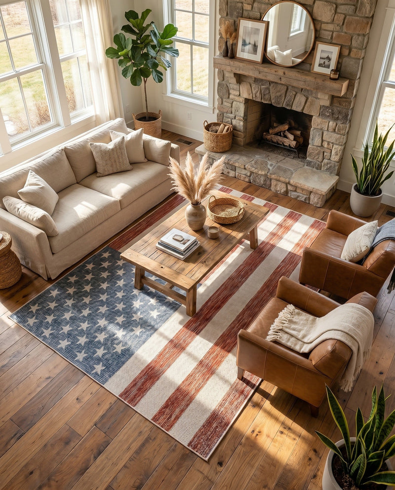 Urban Oasis Rugs Collection Area Rug -  Boardwalk Rectangle Red  lifestyle 7
