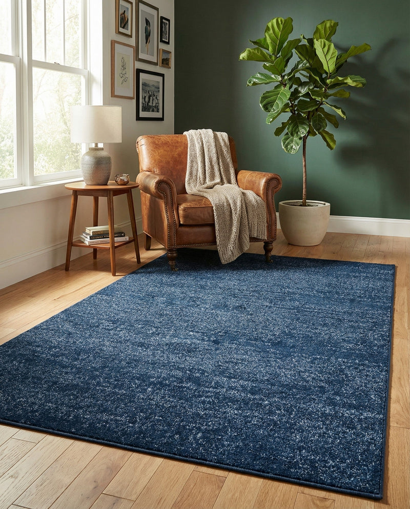 Studio Haven Collection Area Rug -  Gallery (Navy Blue) Rectangle Navy Blue  lifestyle 29