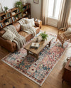 Savannah Elegance Collection Area Rug -  Azalea Rectangle Pink  lifestyle 41