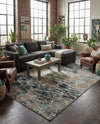 Trellis Mosaic Collection Area Rug - Arborville (Blue Multi) Rectangle Blue Multi  lifestyle 5