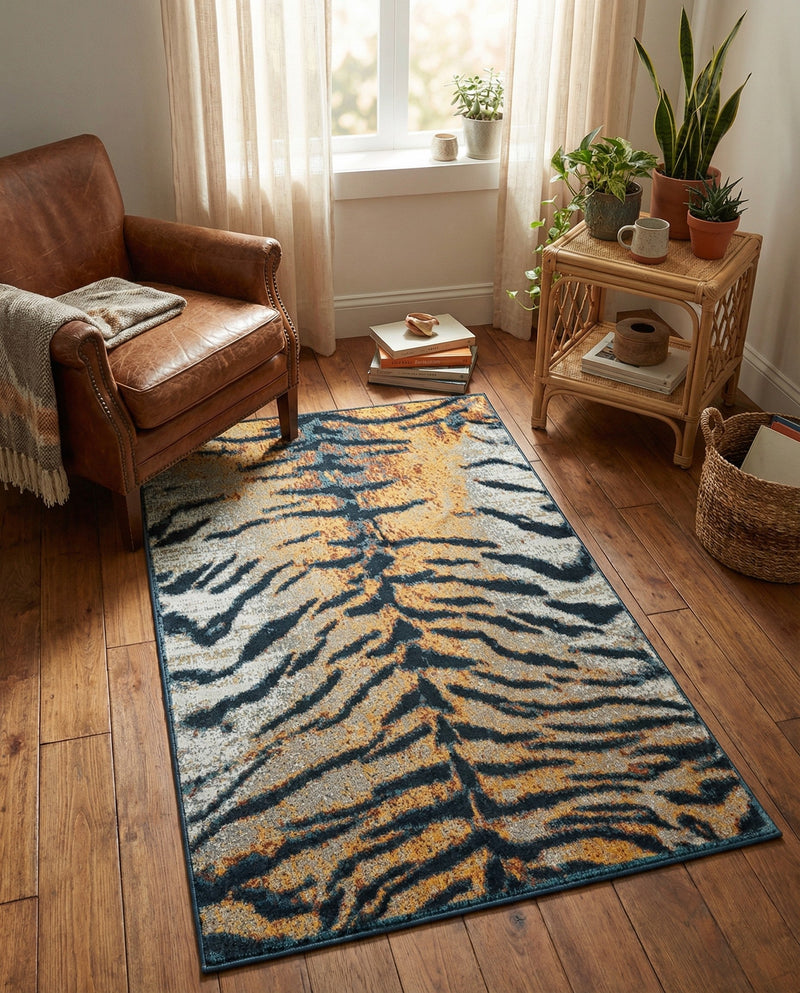 Aegean Elegance Washables Collection Area Rug -  Milos Rectangle Light Brown  lifestyle 11