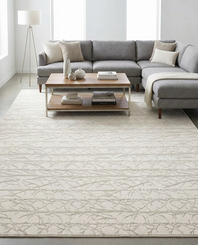 Bloomsbury Elegance Collection Area Rug -  Soho Rectangle Ivory  lifestyle 51
