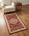 Versailles Elegance Collection Area Rug -  Montreuil Rectangle Red  lifestyle 48