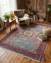 Bazaar Chic Collection Area Rug -  Nador Rectangle Multi  lifestyle 15