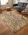 Neptune Elegance Collection Area Rug -  Proteus Rectangle Beige Cream  lifestyle 20